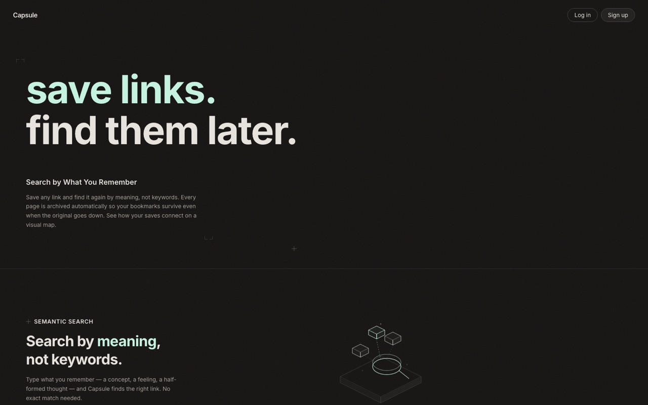 Capsule — save the web before it rots
